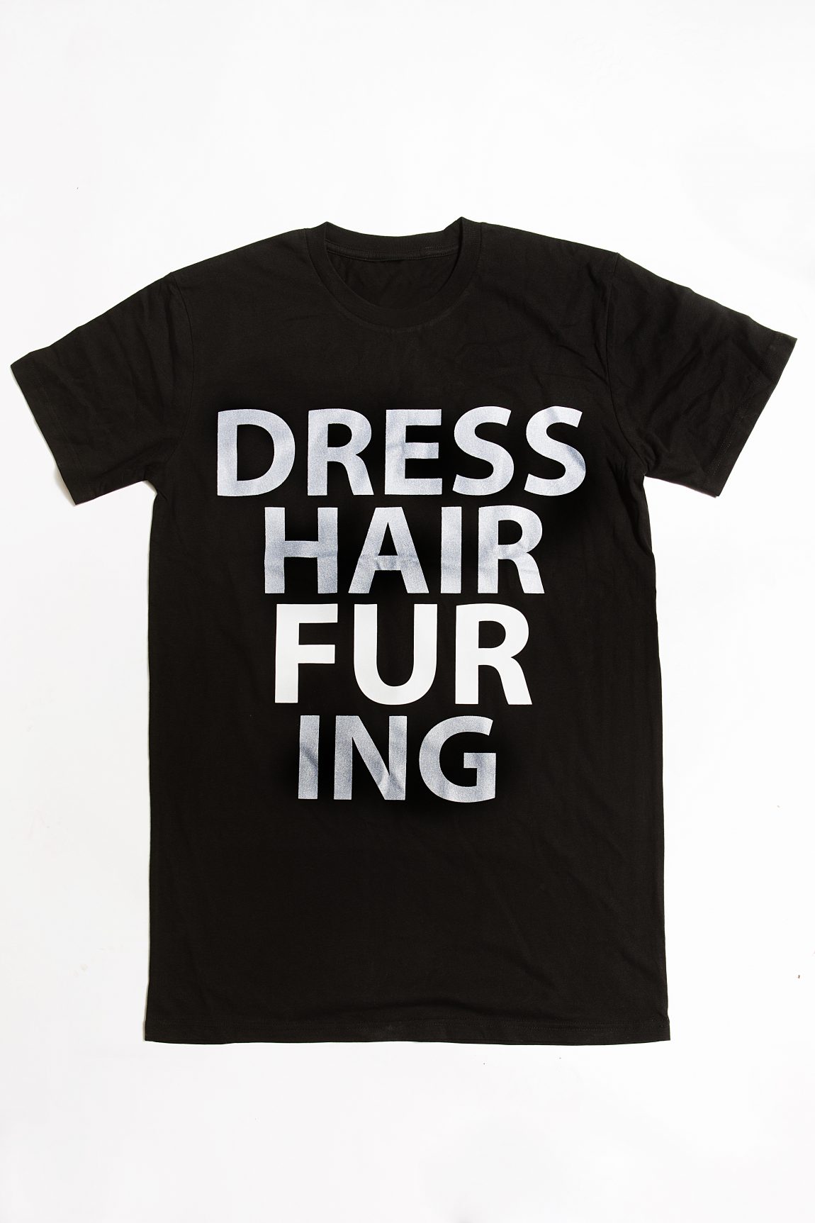 DRESS-HAIR-FUR-ING T-shirt – Black